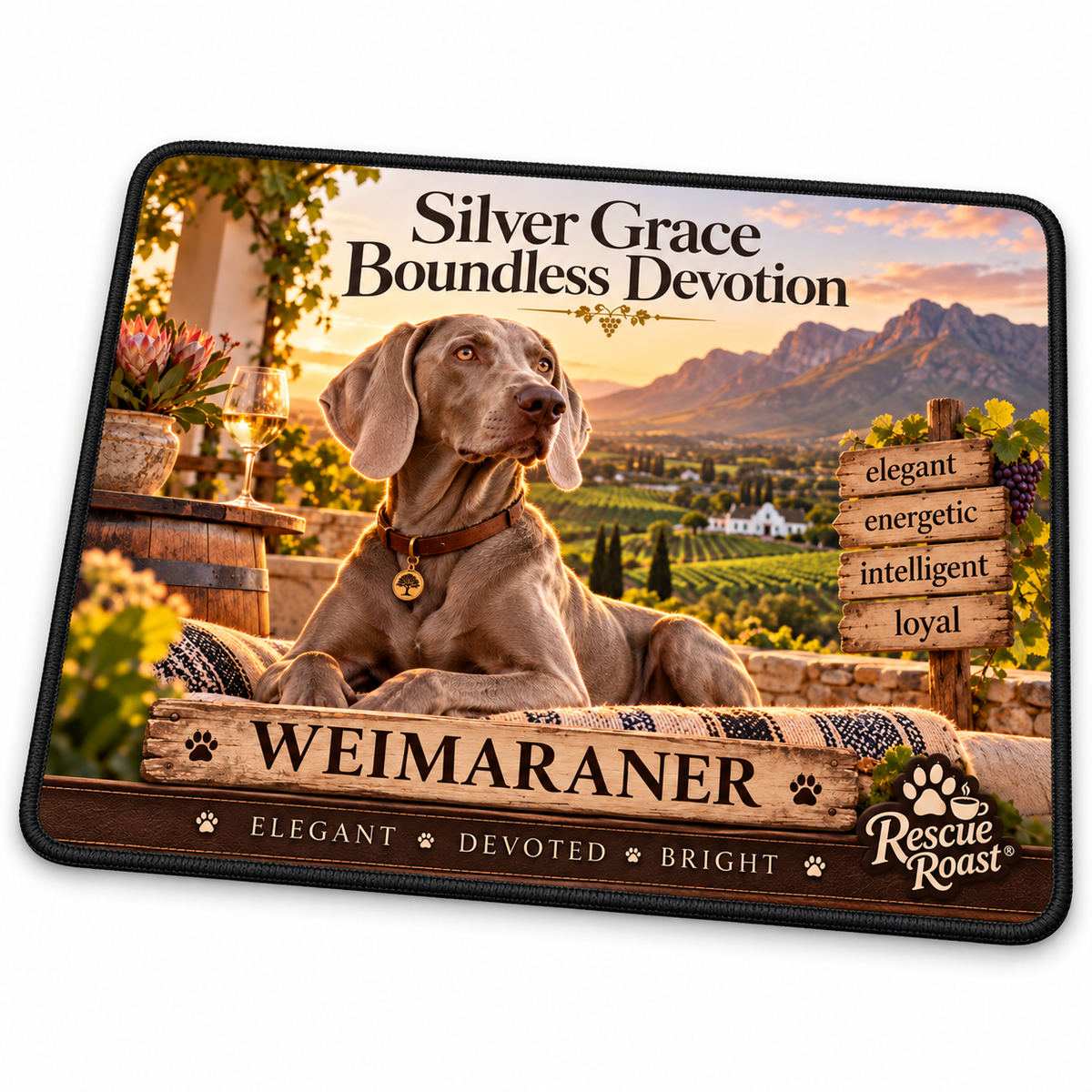 Rescue Roast® Weimaraner Mousepad