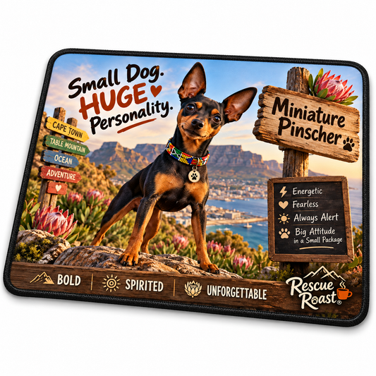 Rescue Roast® Miniature Pinscher Mousepad