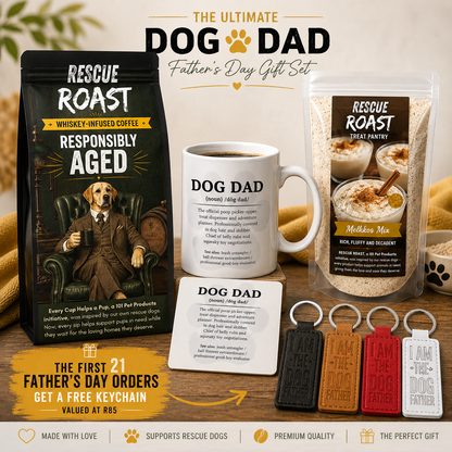 🐾🥃 THE ULTIMATE DOG DAD FATHER'S DAY WHISKEY INFUSED GIFT SET 🥃🐾
