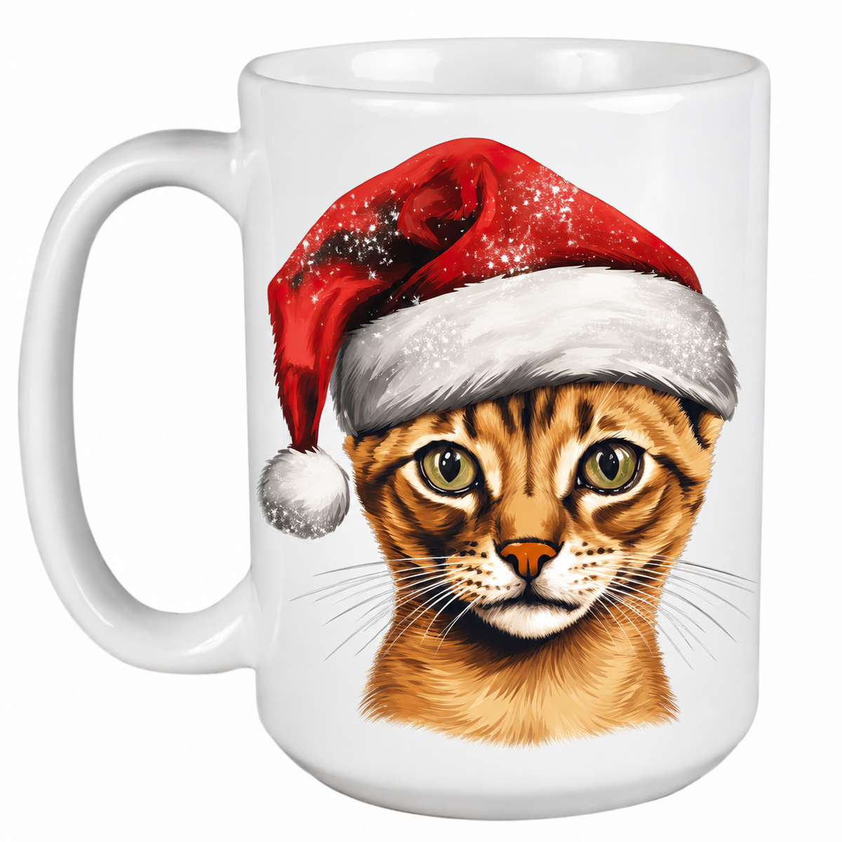 Abyssinian Cat - 450ml Christmas Mug