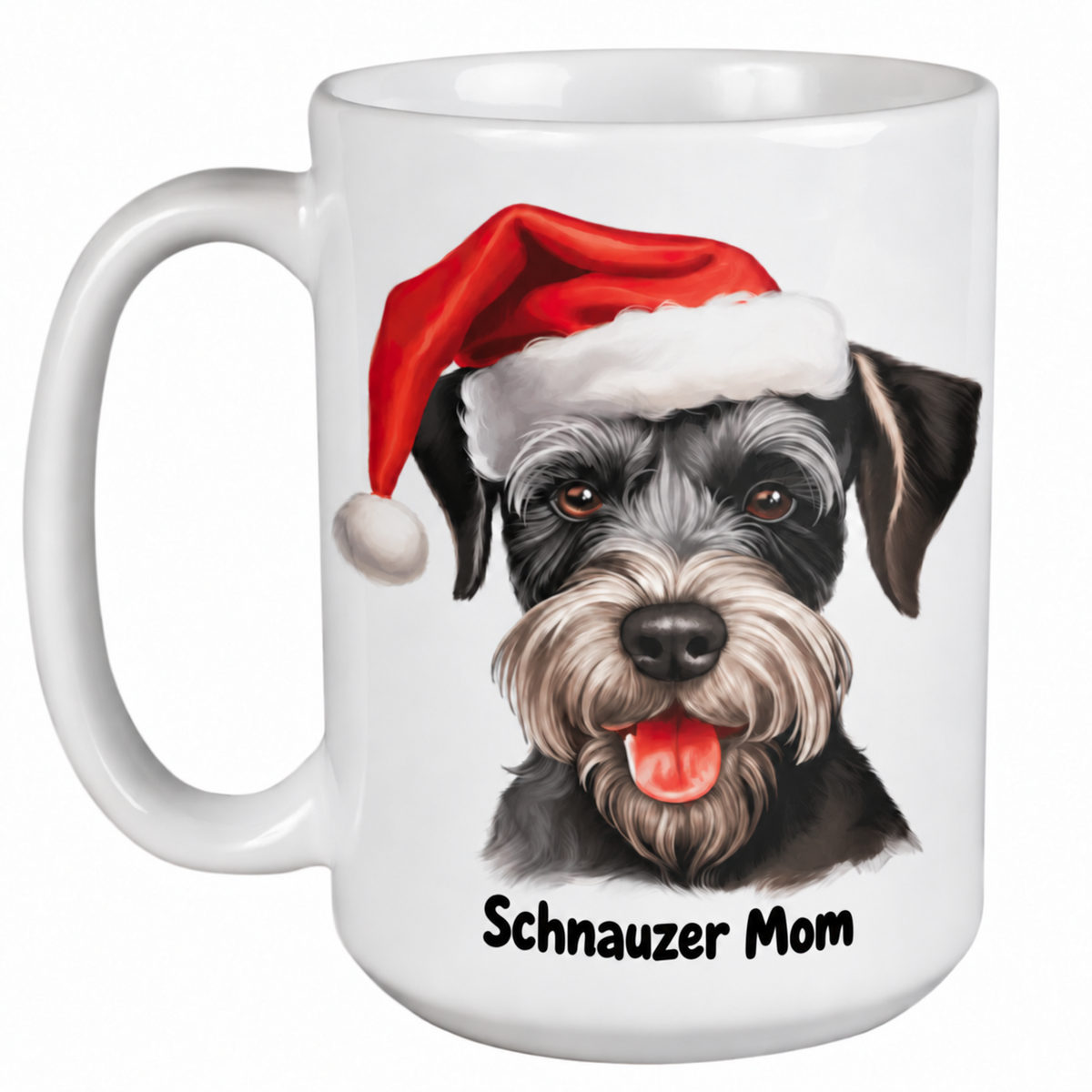 Schnauzer (Face) - 450ml Christmas Mug