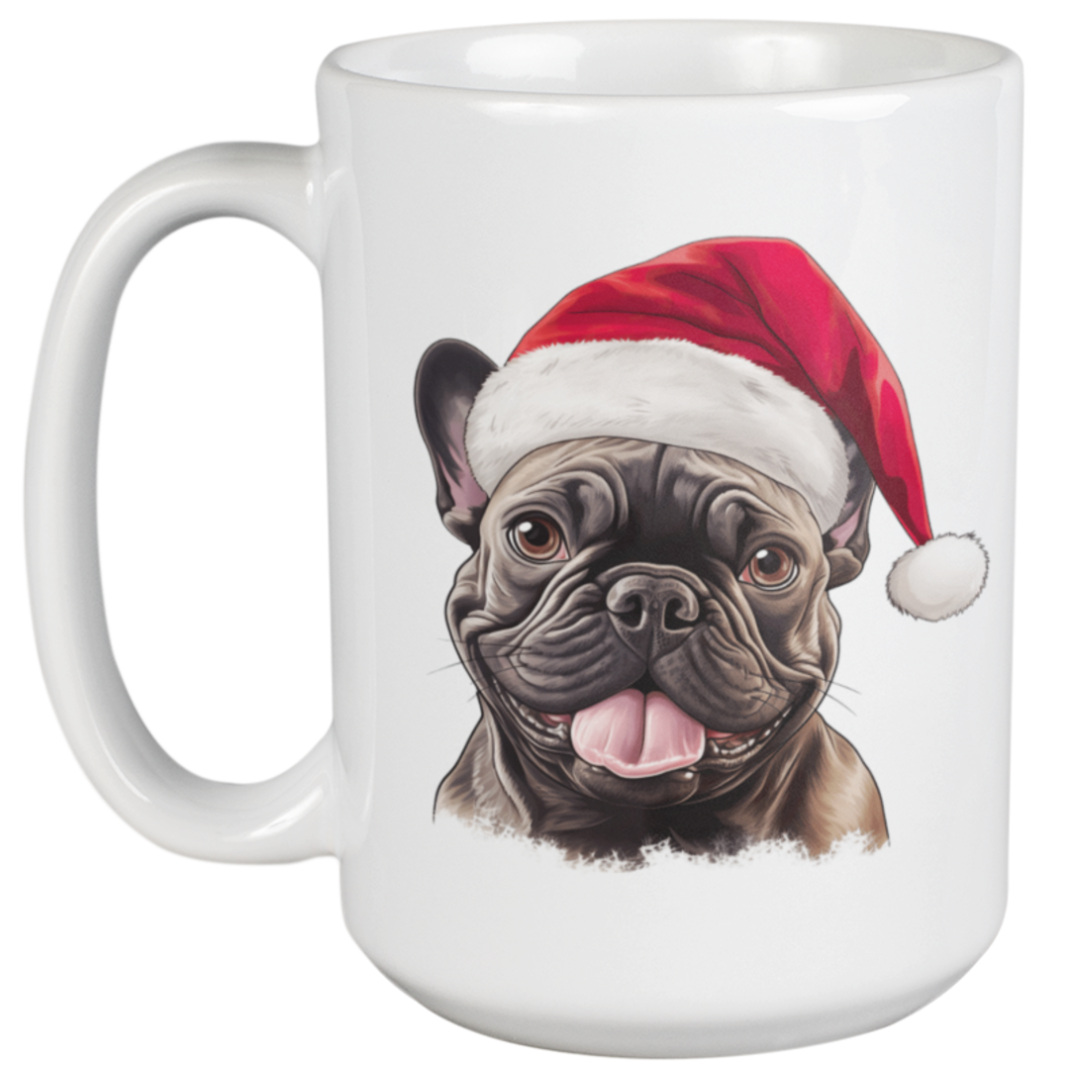 450ml Christmas Mug – French Bulldog