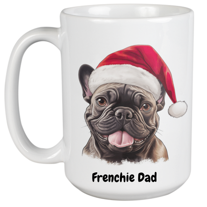 450ml Christmas Mug – French Bulldog