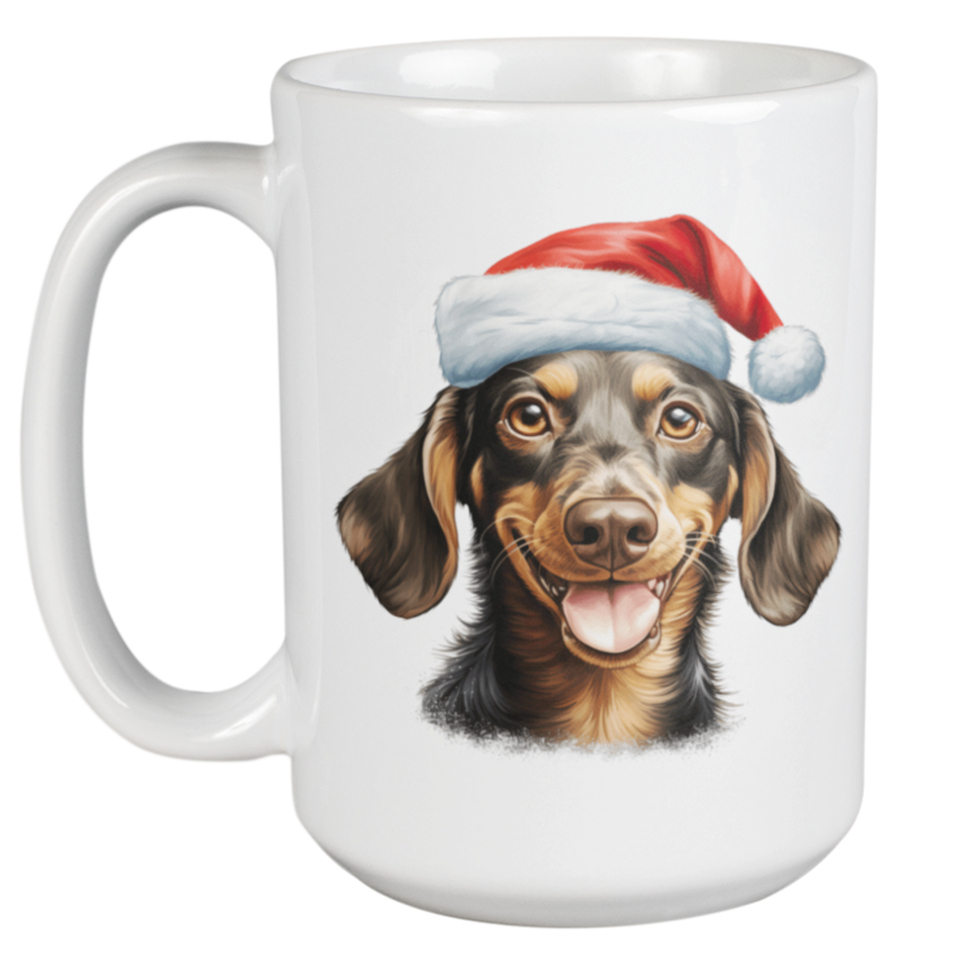 Dachshund Christmas Mug