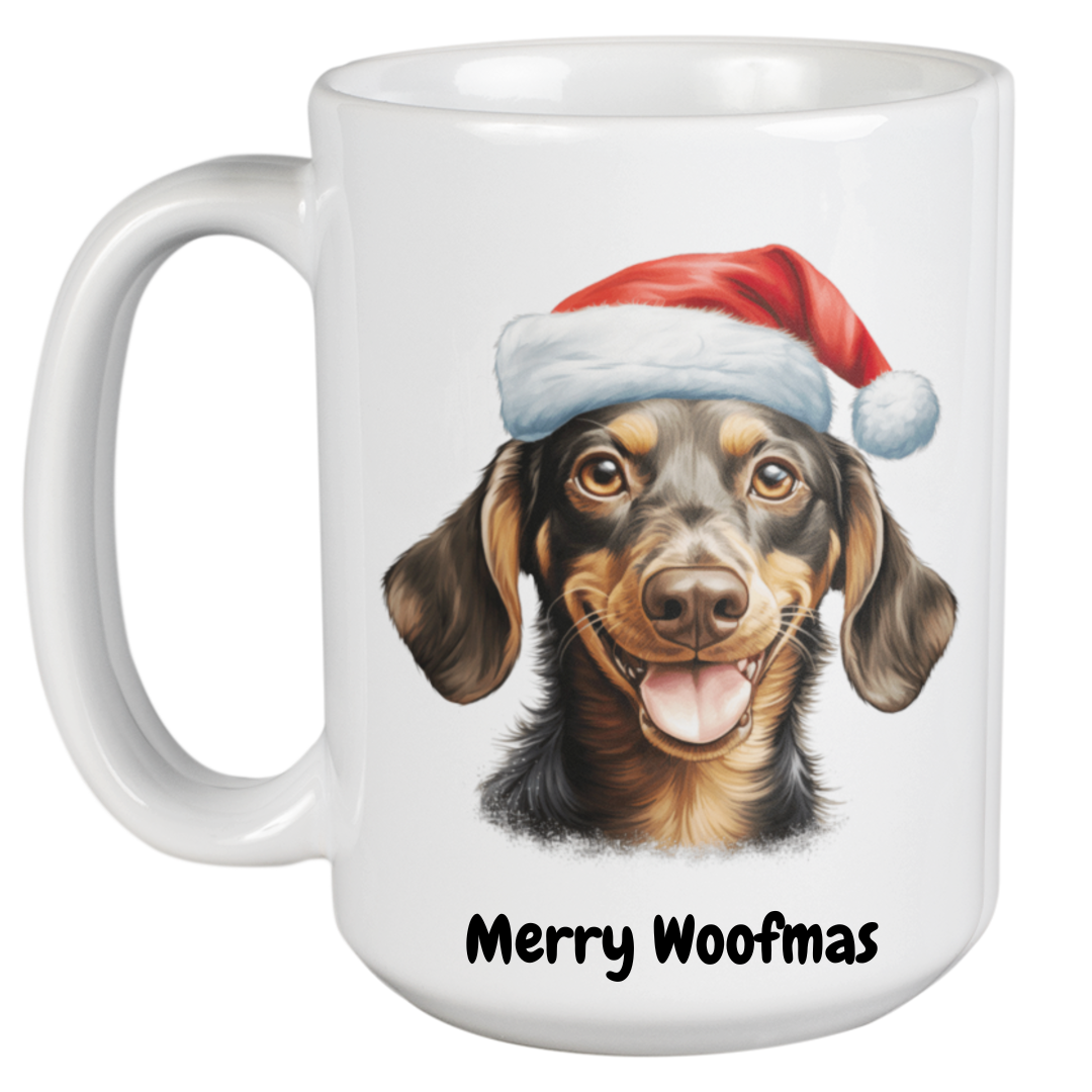 Dachshund Christmas Mug
