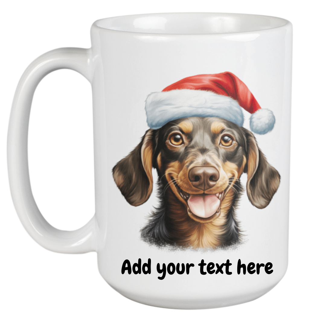 450ml Christmas Mug – Dachshund