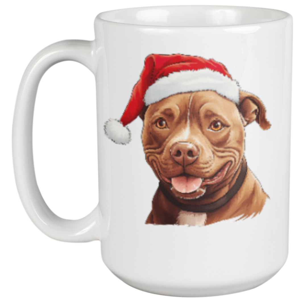 Pit Bull Christmas Mug