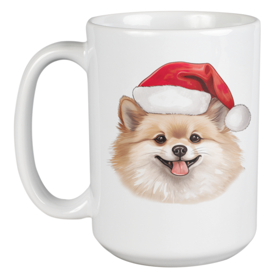 Pomeranian Christmas Mug