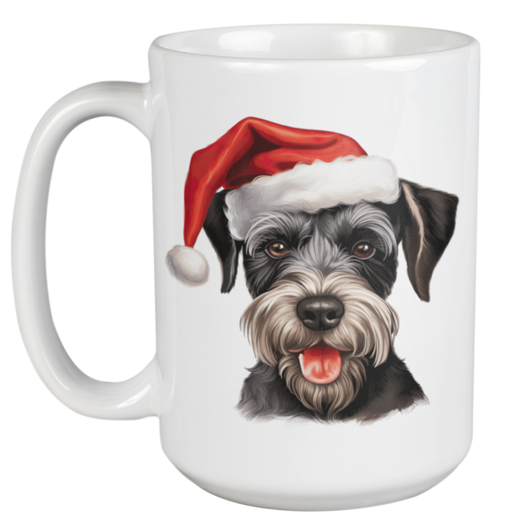 Schnauzer Christmas Mug