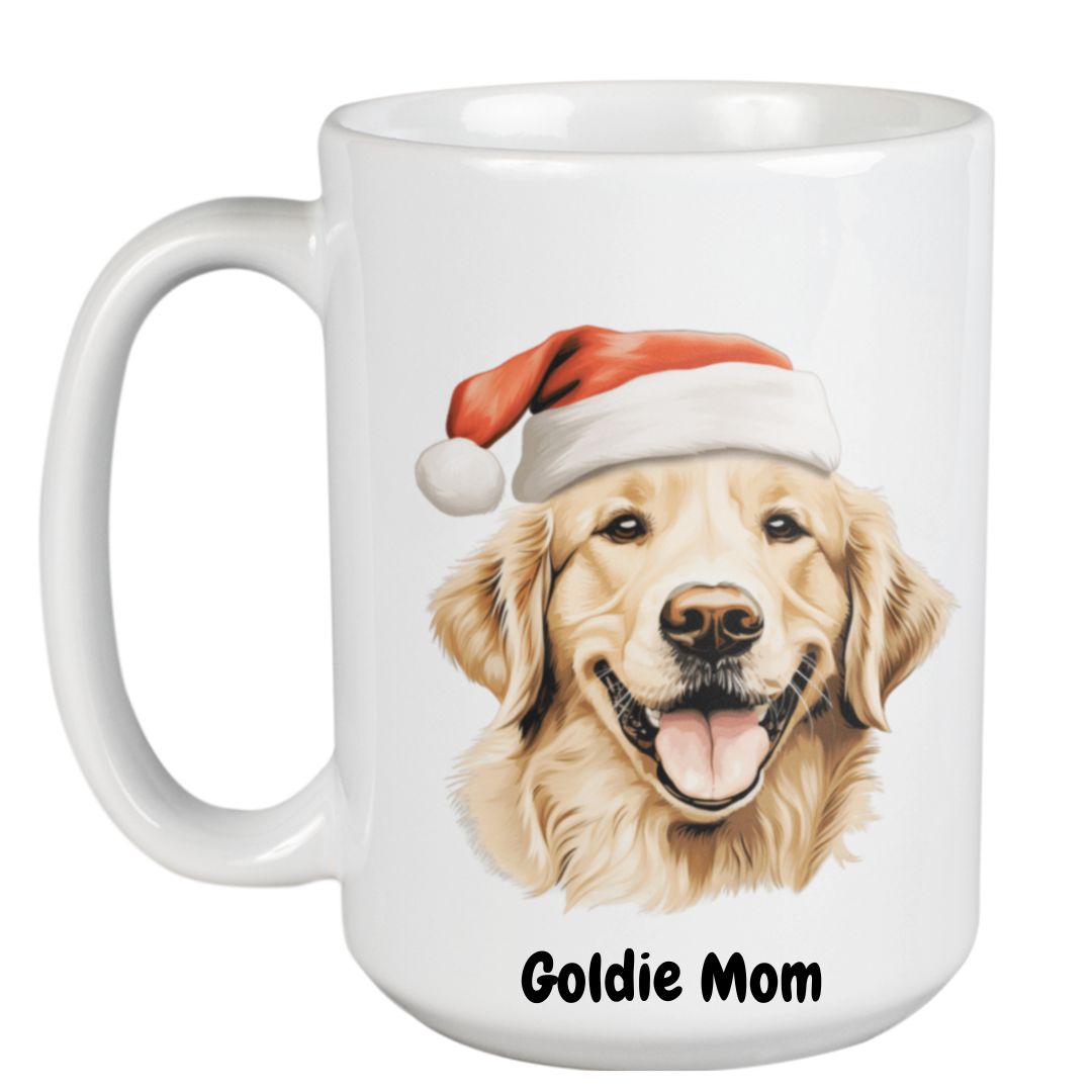 Golden Retriever Christmas Mug