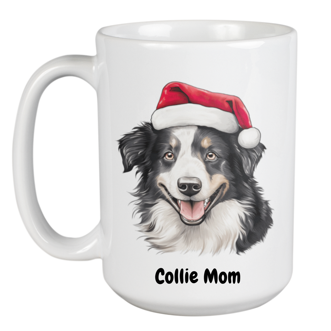Border Collie Christmas Mug