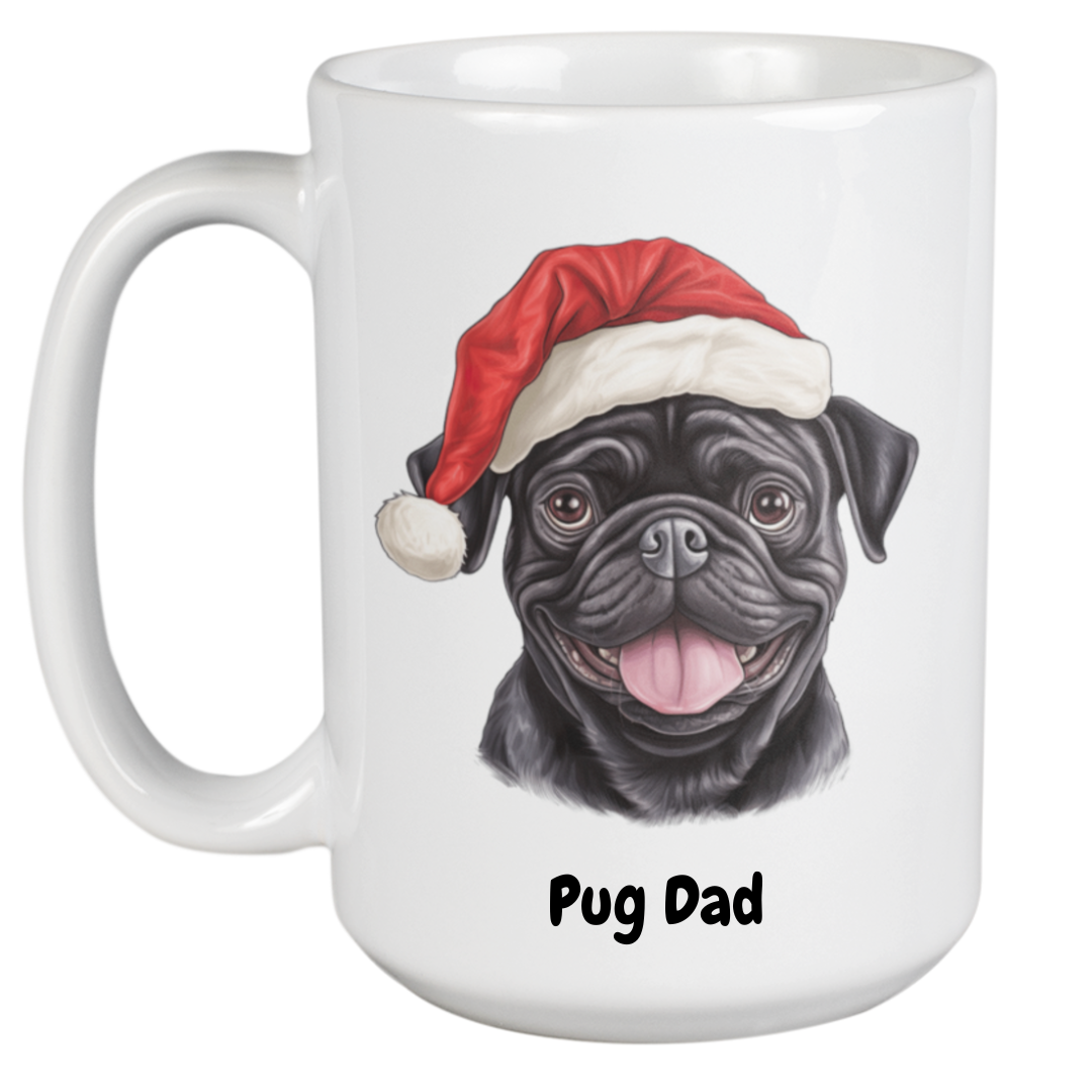 Pug Christmas Mug