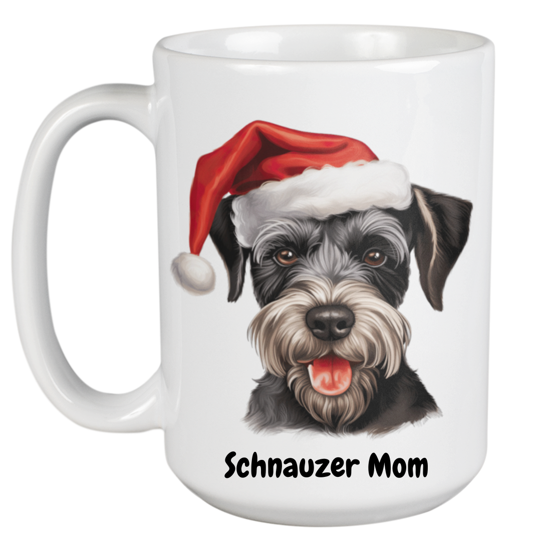 Schnauzer Christmas Mug