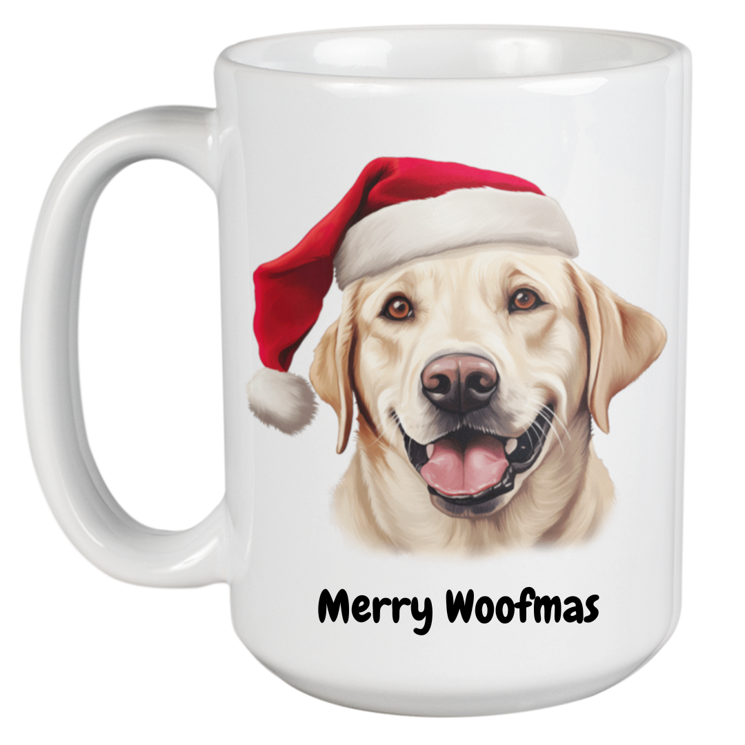 450ml Christmas Mug - Labrador