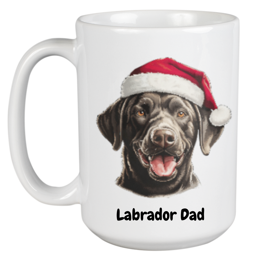 450ml Christmas Mug - Labrador