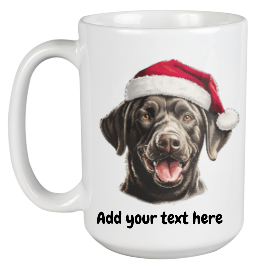 450ml Christmas Mug - Labrador