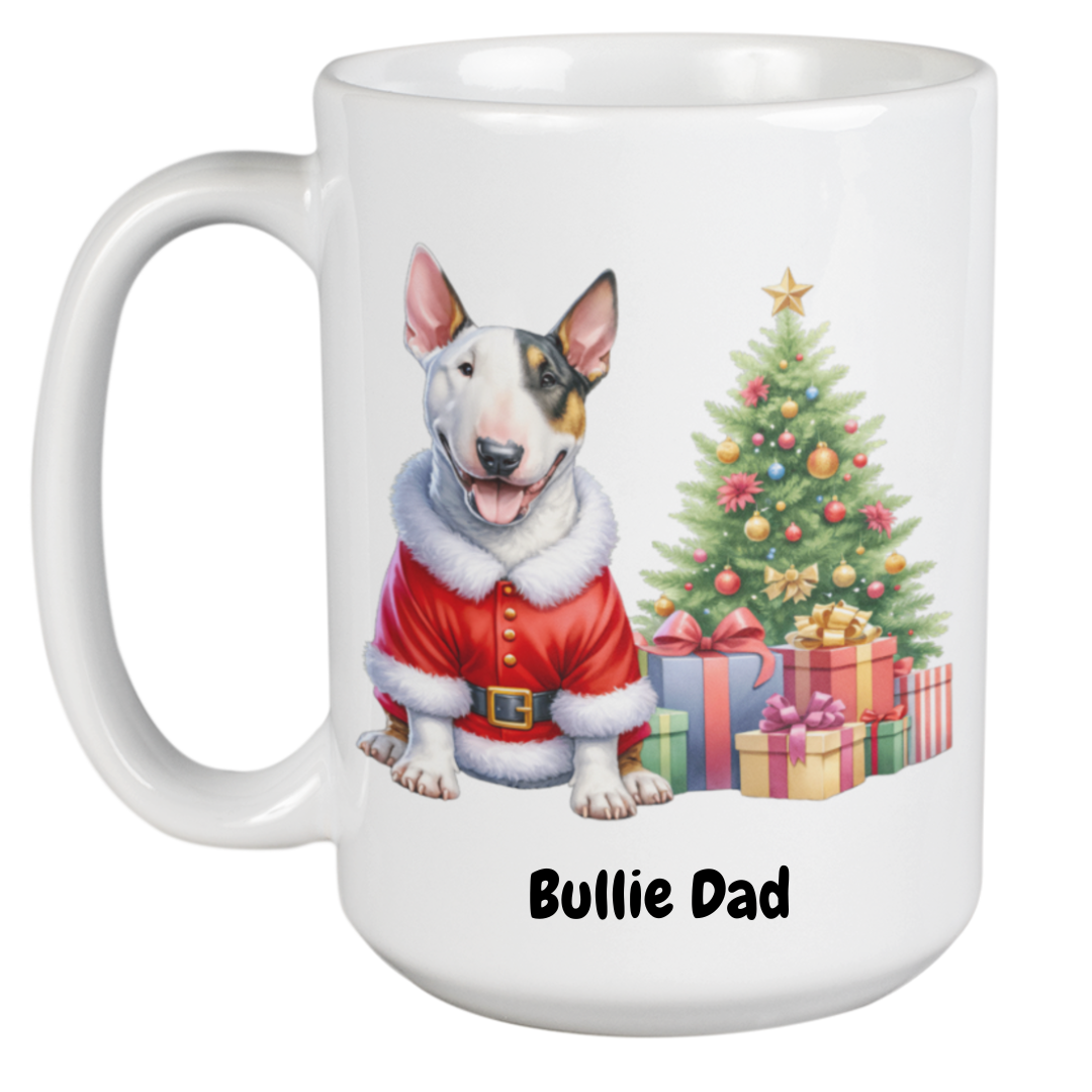 450ml Christmas Mug – Bull Terrier