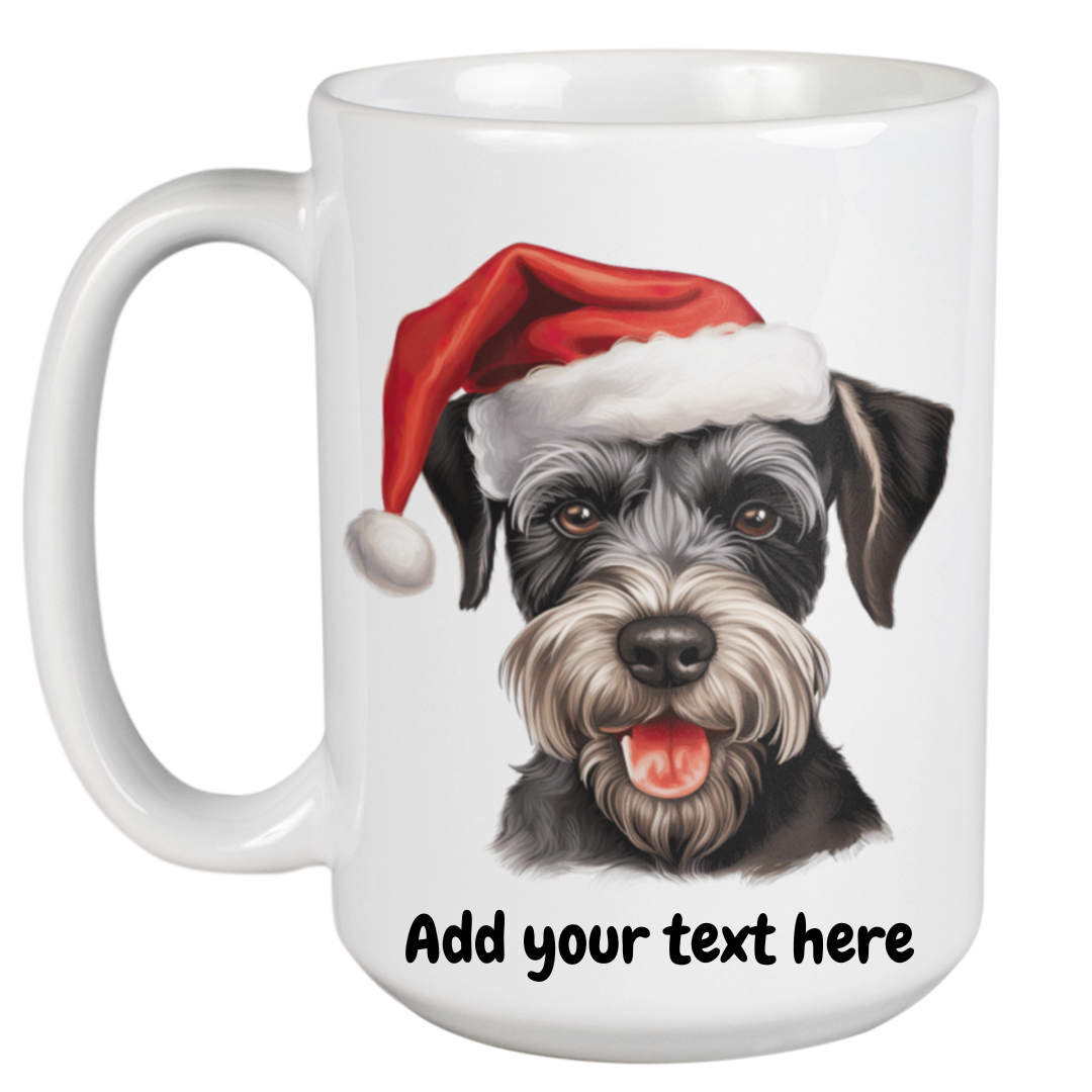 Schnauzer Christmas Mug