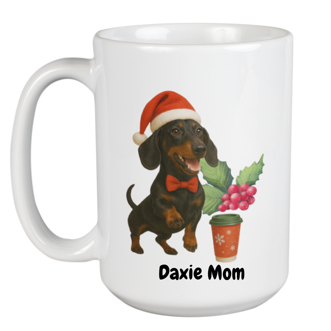 Dachshund Christmas Mug