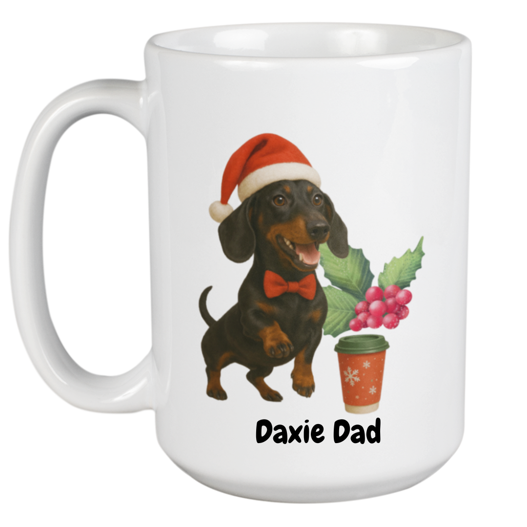 Dachshund Christmas Mug