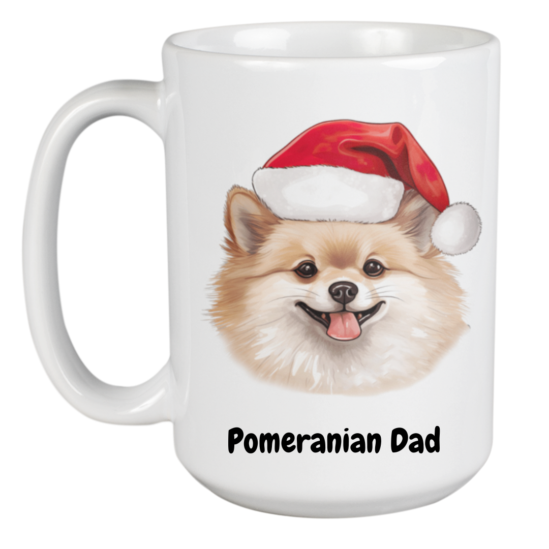 450ml Christmas Mug – Pomeranian