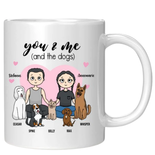 Personalised Mug - You, Me and the Dog(s)