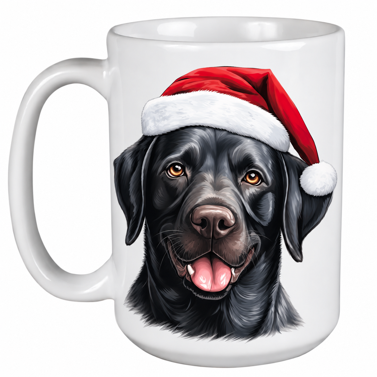 Rescue Roast® Black Labrador Christmas mug – no text
