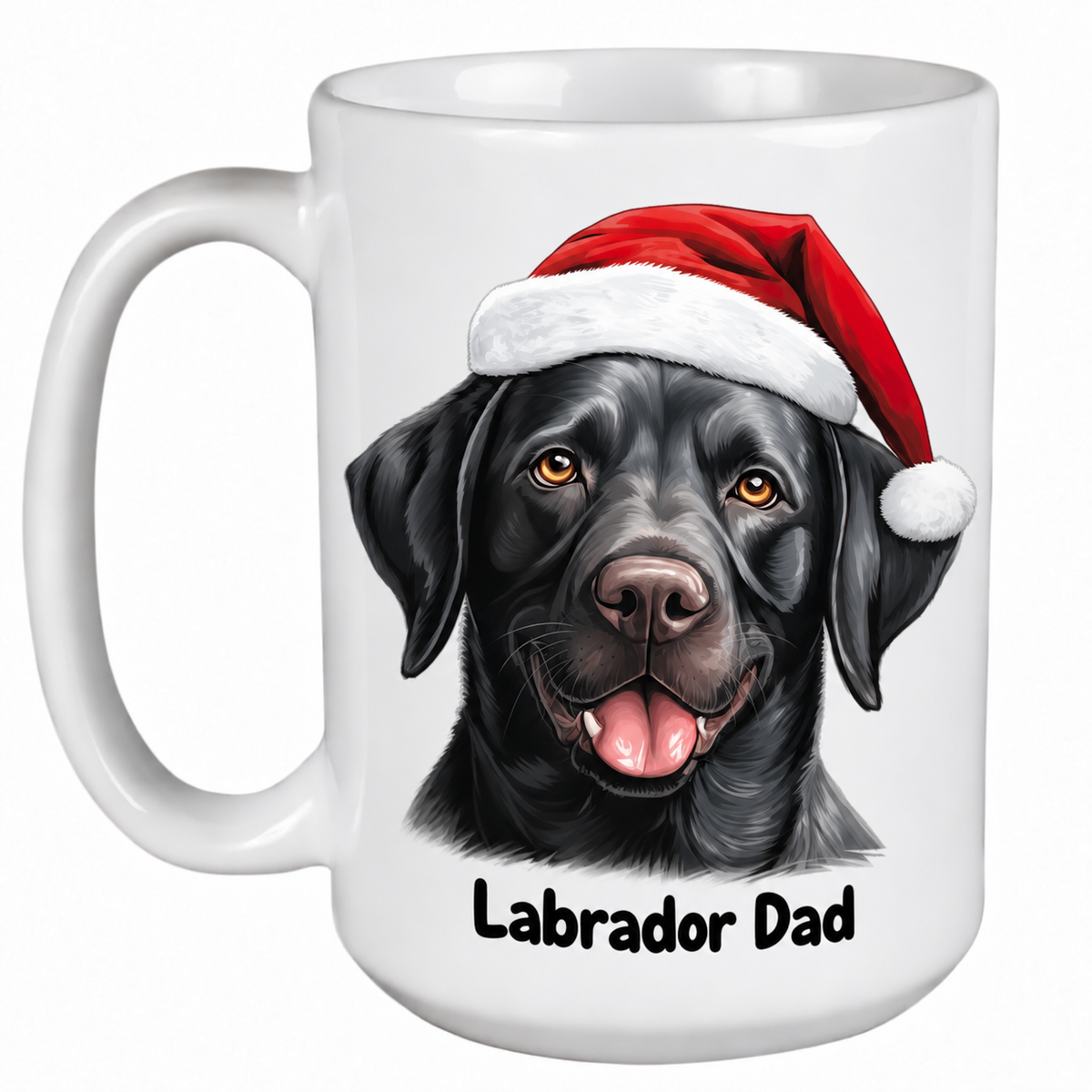 Rescue Roast® Black Labrador Christmas mug – Dad