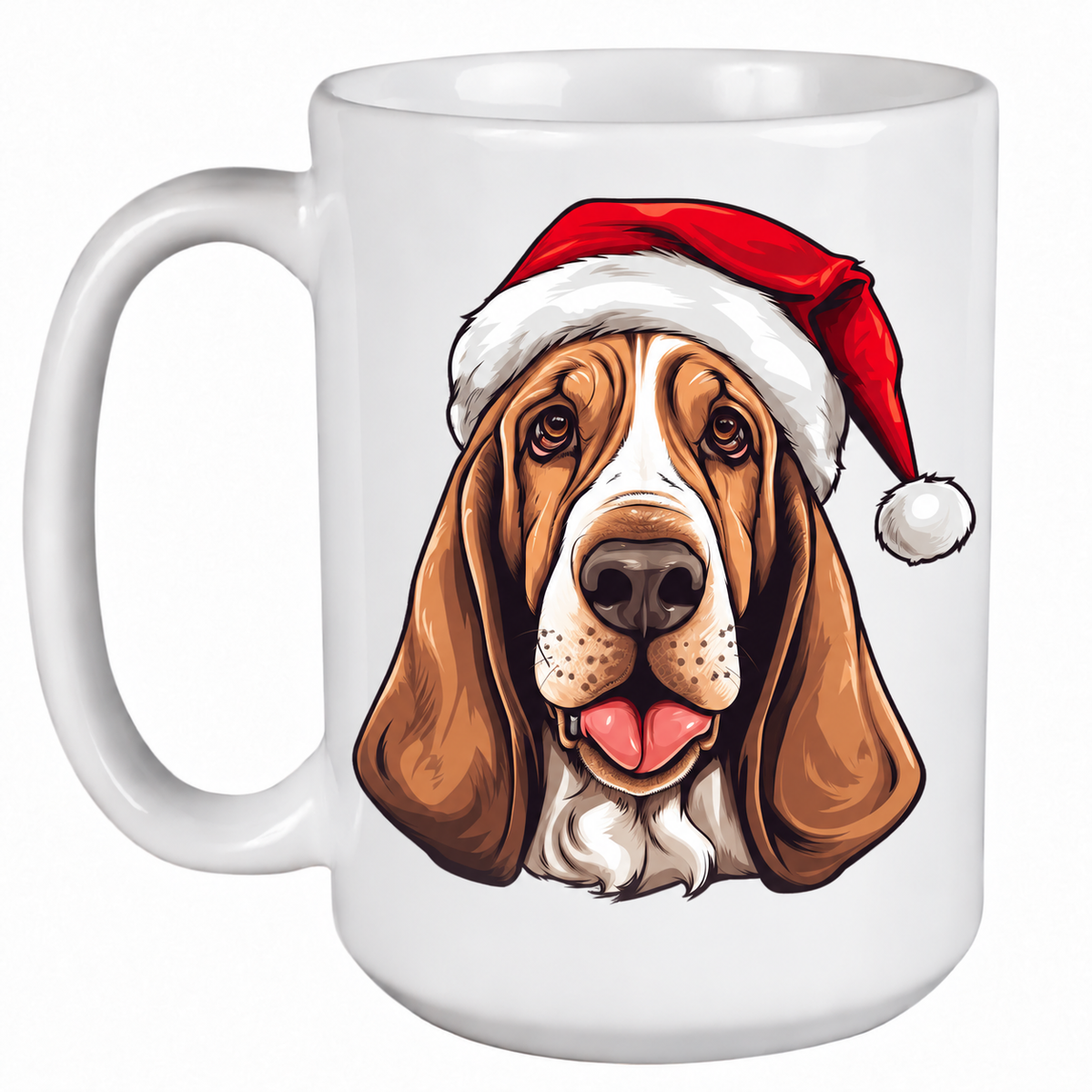 Rescue Roast® Bloodhound Christmas mug – no text