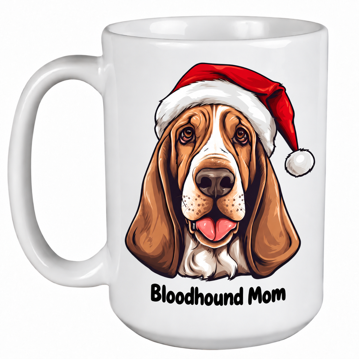 Rescue Roast® Bloodhound Christmas mug – Mom