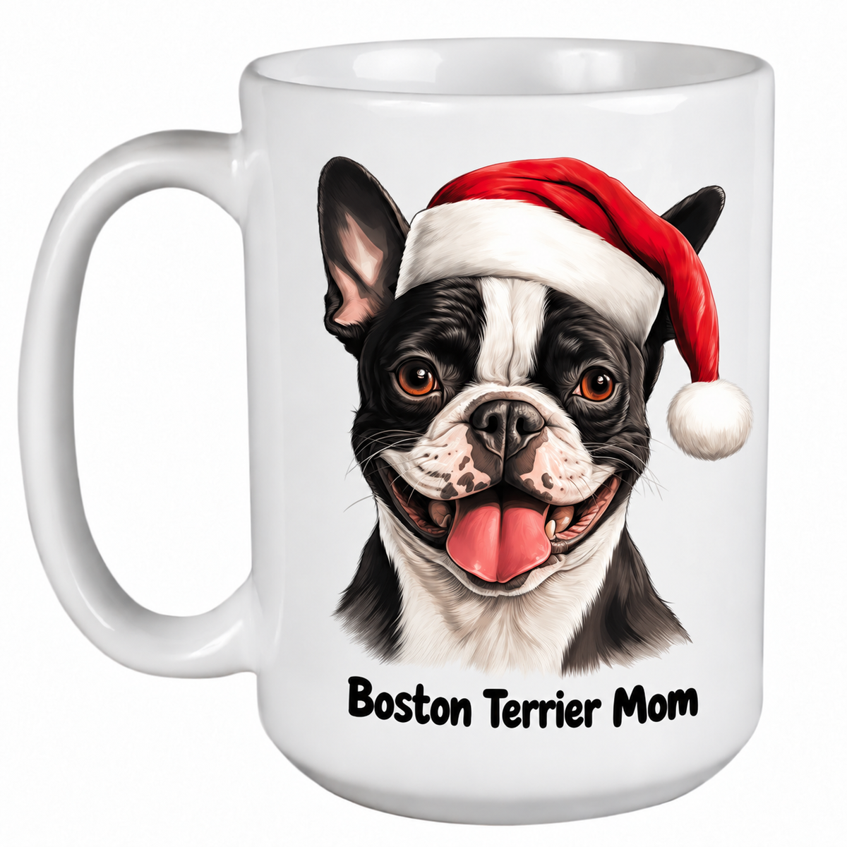 Rescue Roast® Boston Terrier Christmas mug – Mom