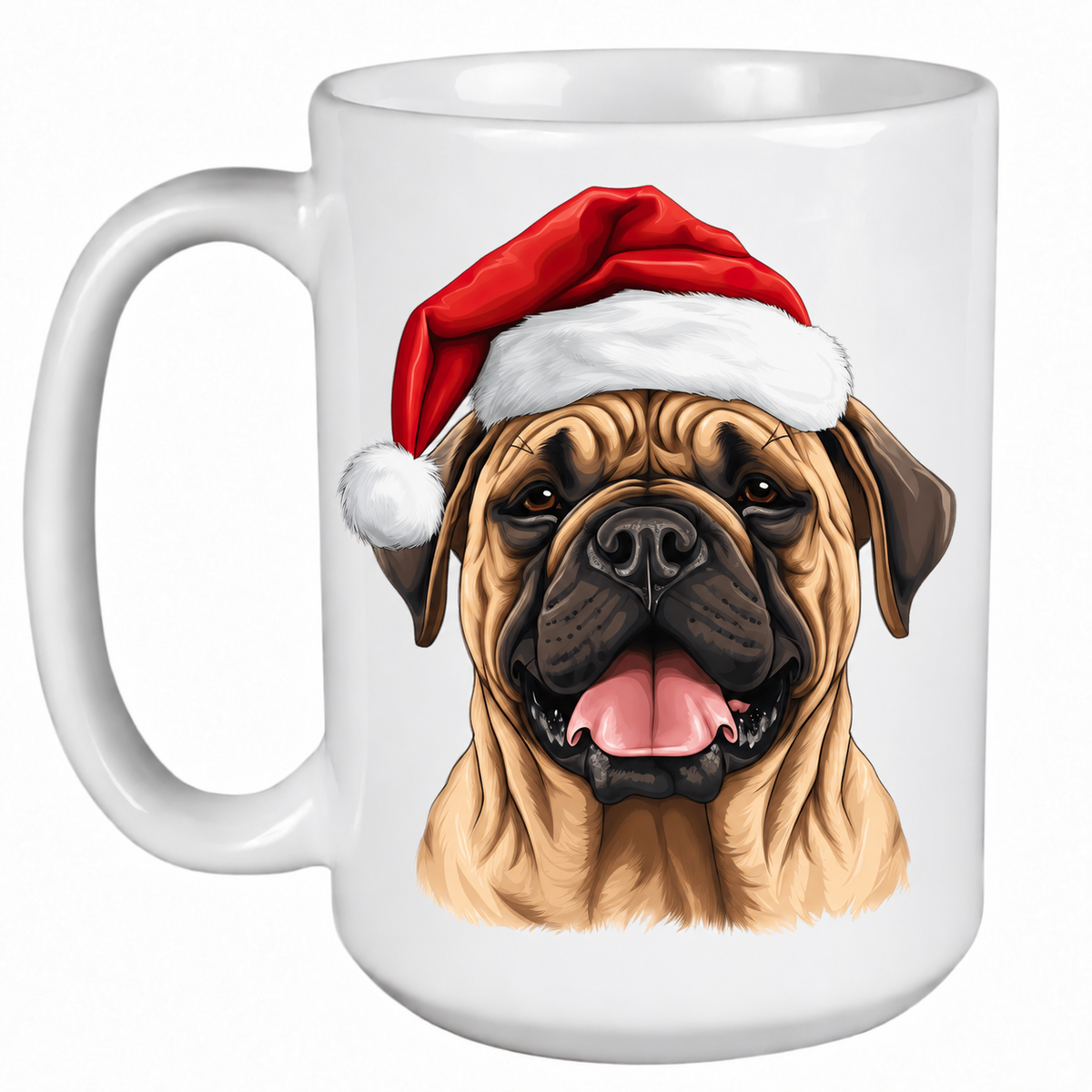 Rescue Roast® Bullmastiff Christmas mug – no text