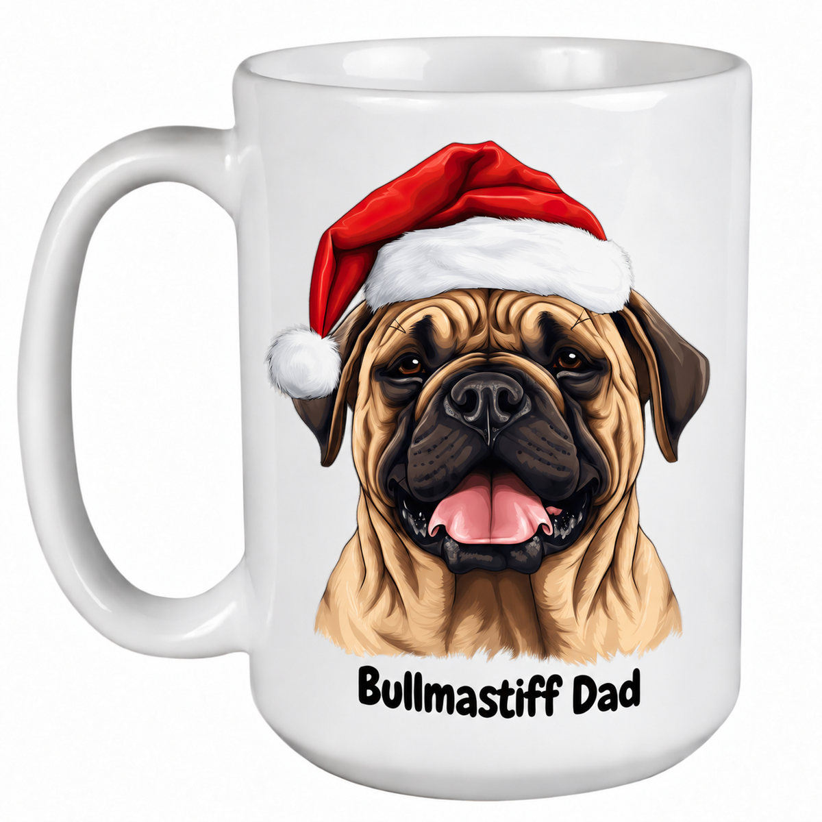 Rescue Roast® Bullmastiff Christmas mug – Dad