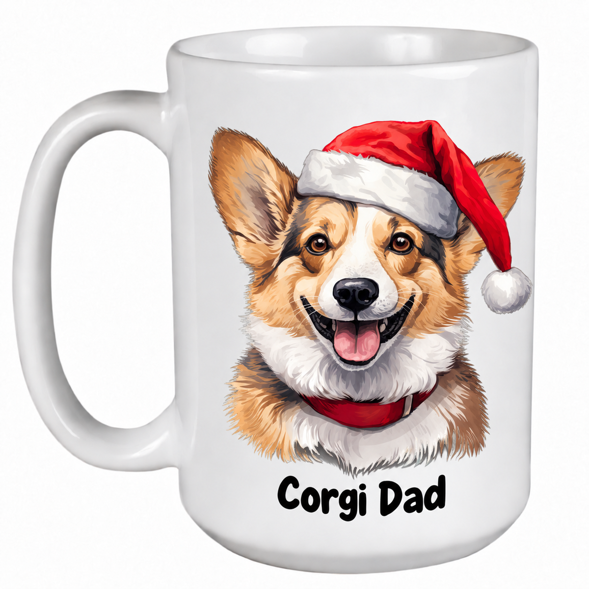 Rescue Roast® Corgi Christmas mug – Dad