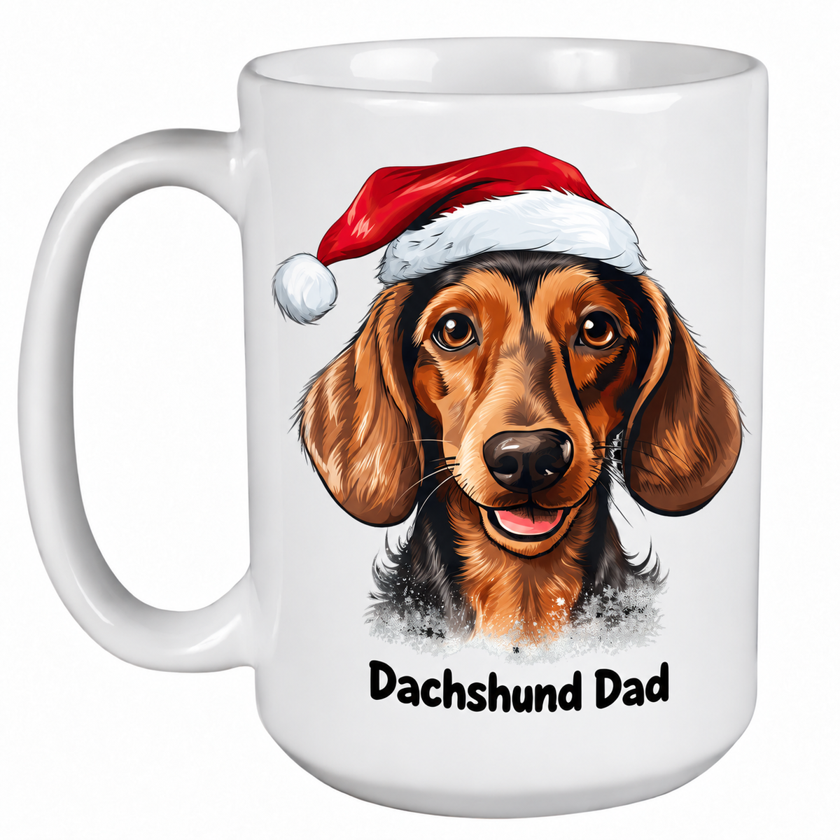 Rescue Roast® Dachshund 1 Christmas mug – Dad