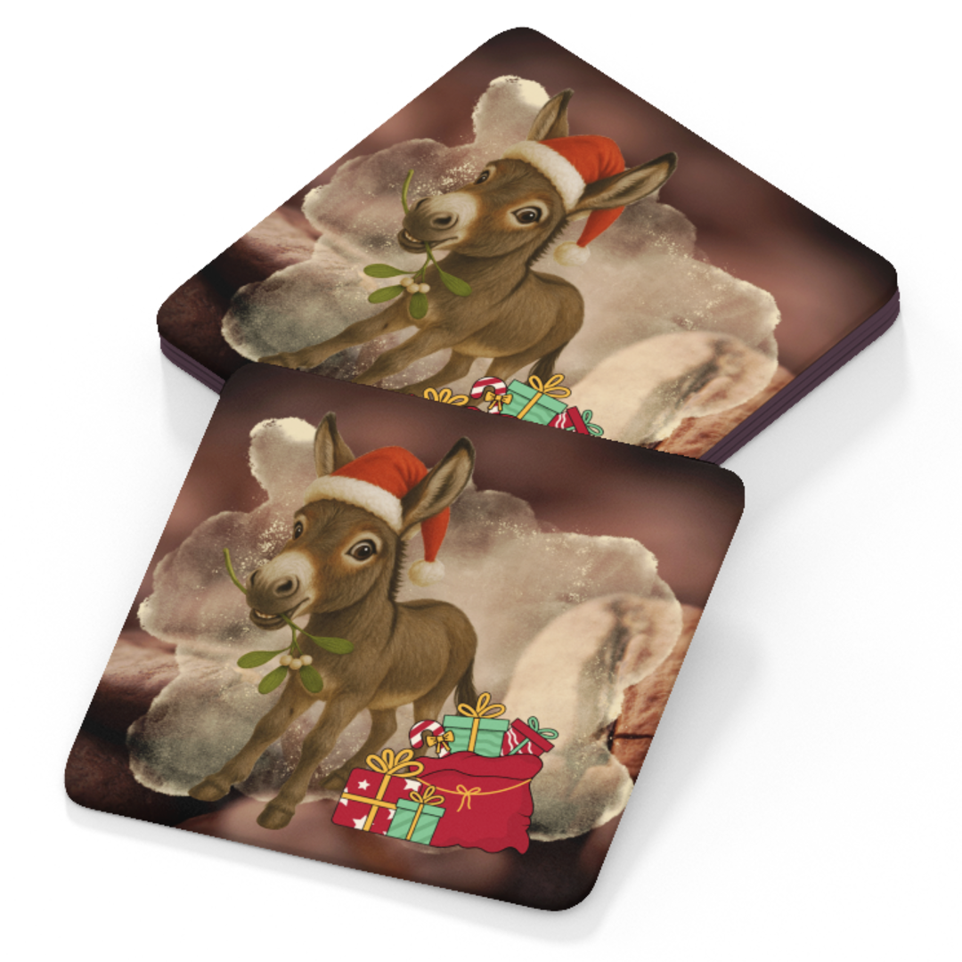 Donkey Coaster - Christmas Design B