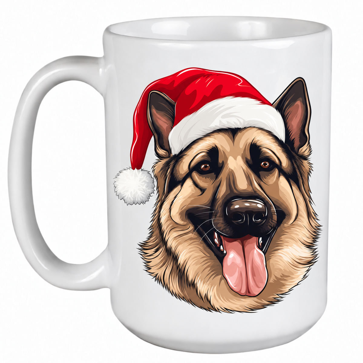 Rescue Roast® German Shepherd Christmas mug – no text