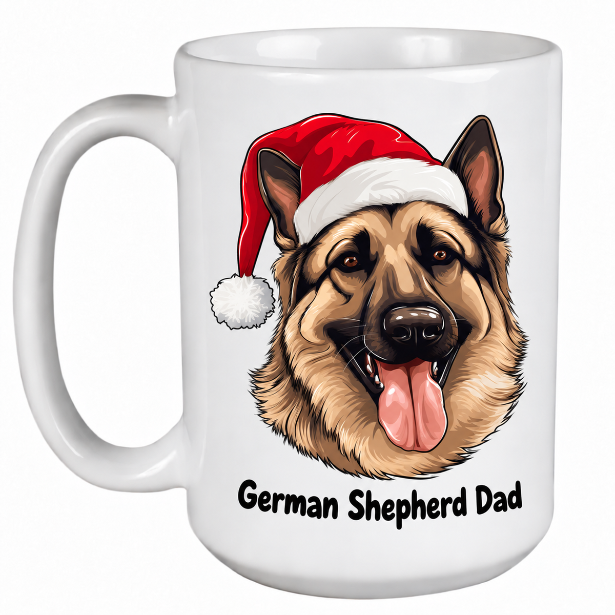 Rescue Roast® German Shepherd Christmas mug – Dad