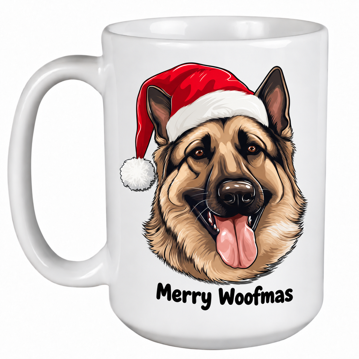 Rescue Roast® German Shepherd Christmas mug – Woofmas
