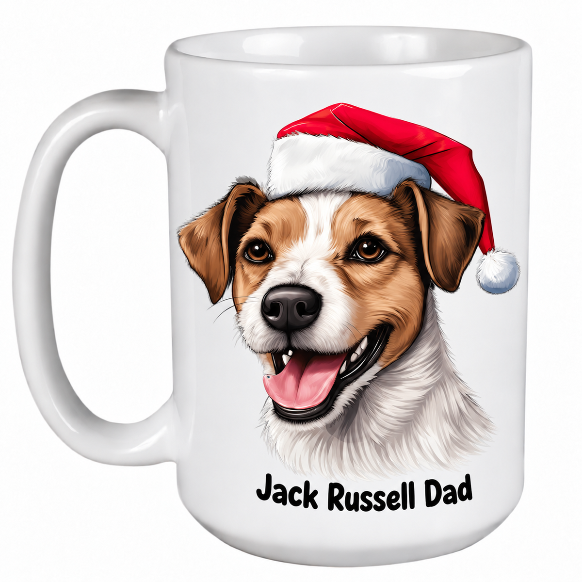Rescue Roast® Jack Russell Christmas mug – Dad