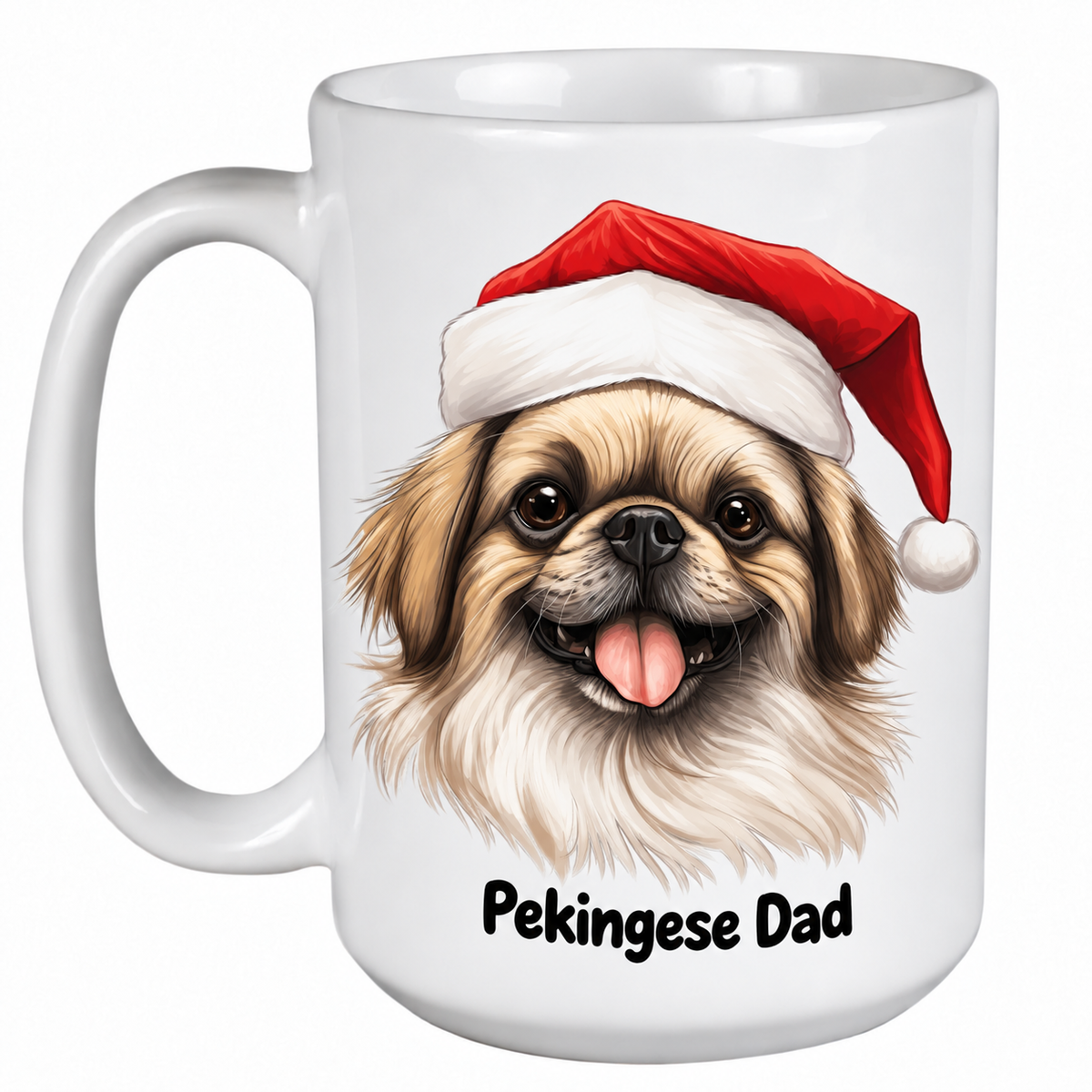 Rescue Roast® Pekingese Christmas mug – Dad