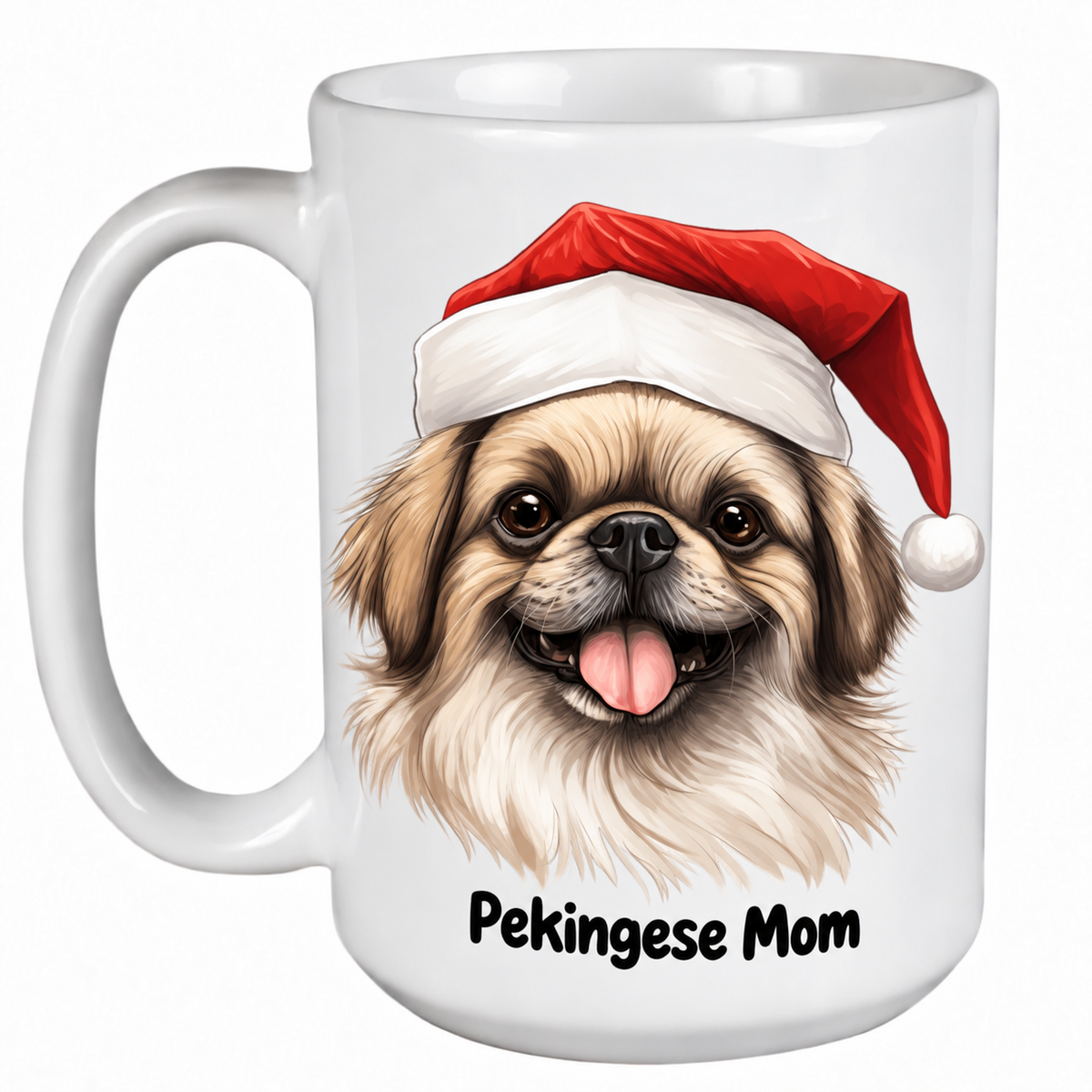 Rescue Roast® Pekingese Christmas mug – Mom
