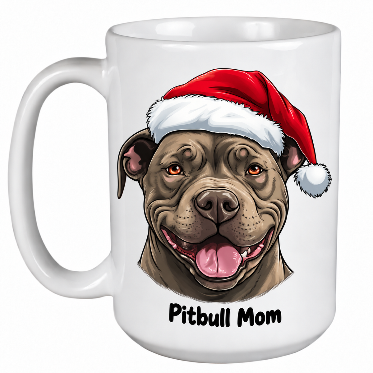 Rescue Roast® Pitbull Christmas mug – Mom