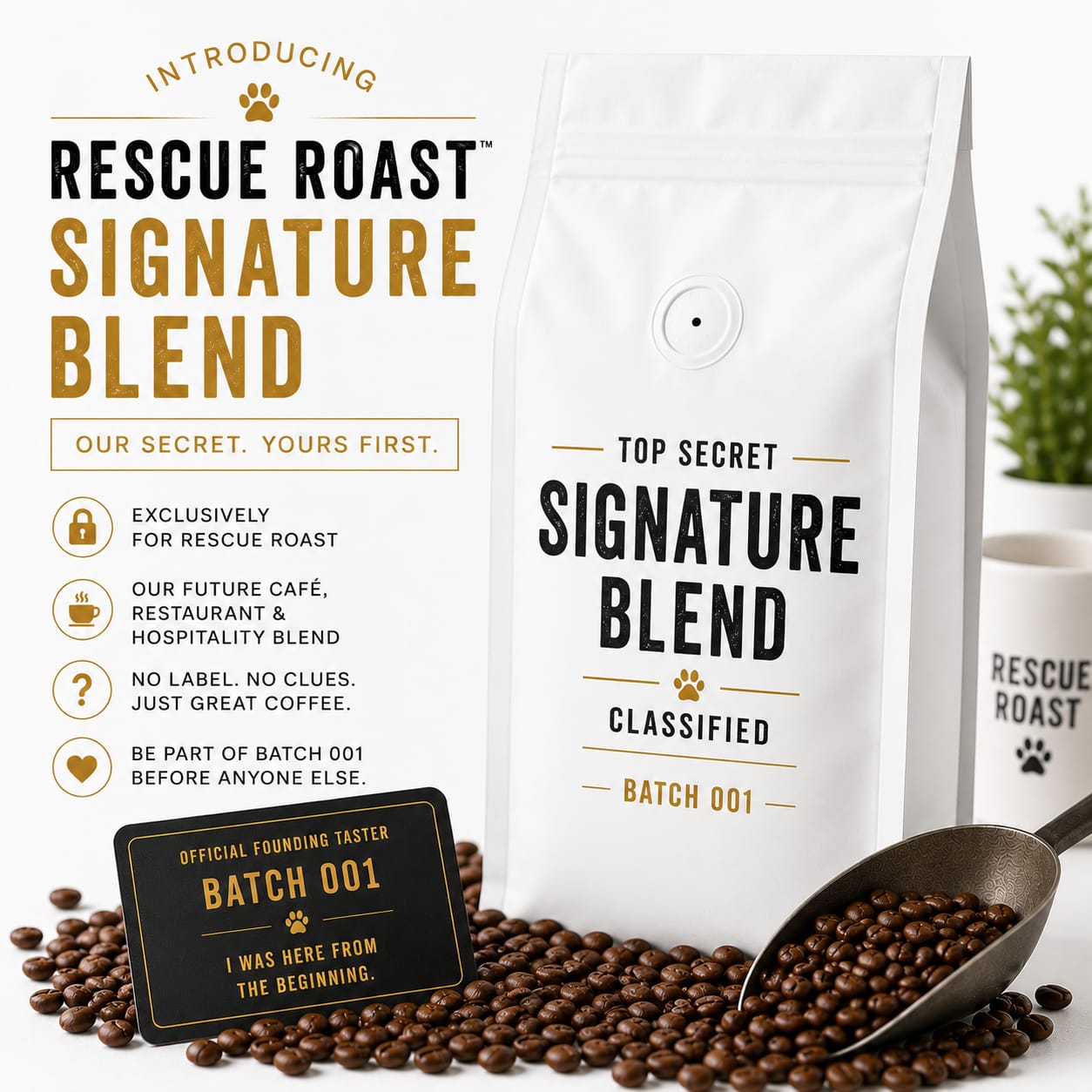 Rescue Roast Signature Blend - 50 Founding Tasters