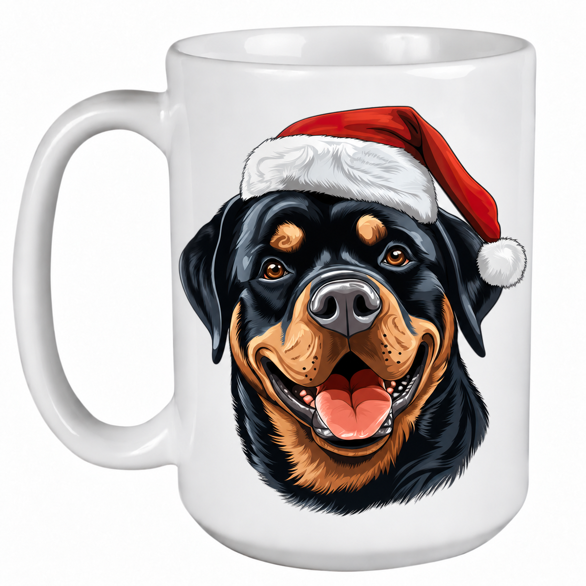 Rescue Roast® Rottweiler Christmas mug – no text