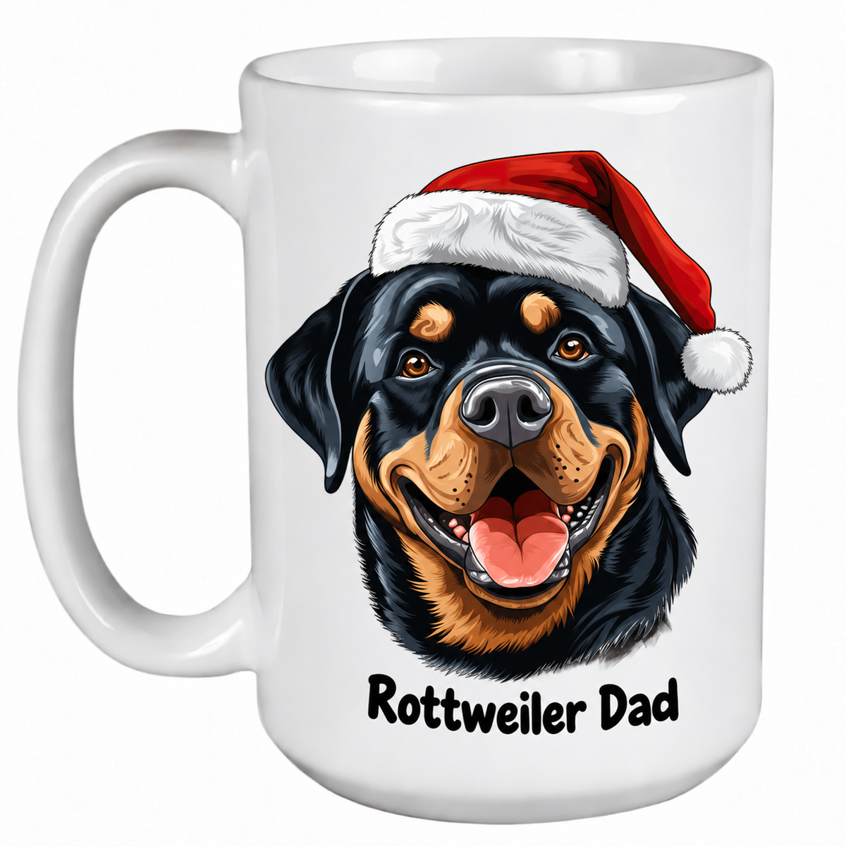 Rescue Roast® Rottweiler Christmas mug – Dad