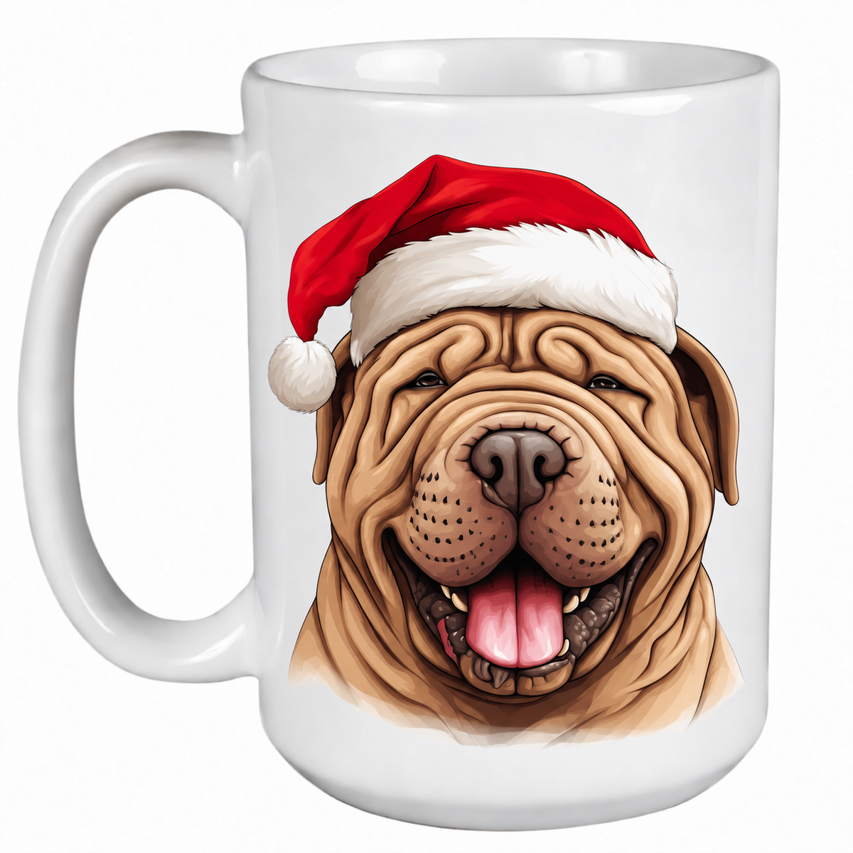 Rescue Roast® Shar Pei Christmas mug – no text