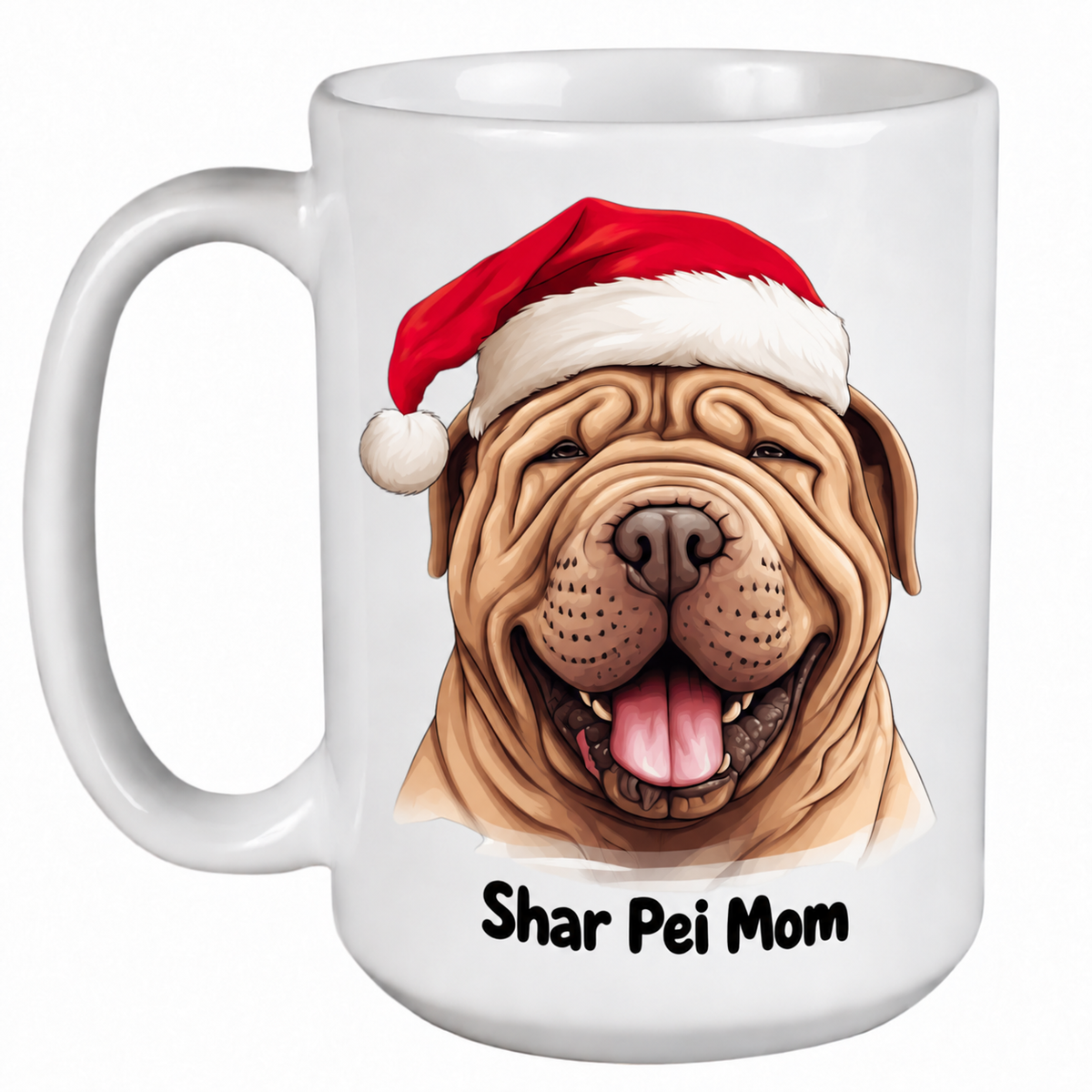 Rescue Roast® Shar Pei Christmas mug – Mom