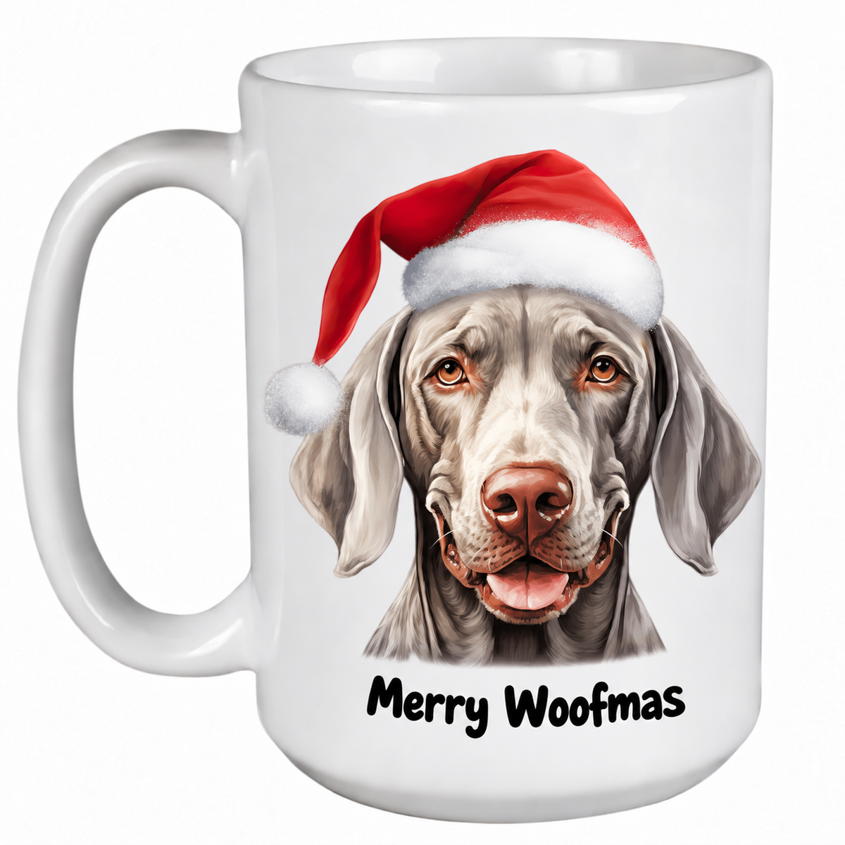 Rescue Roast® Weimaraner Christmas mug – Woofmas