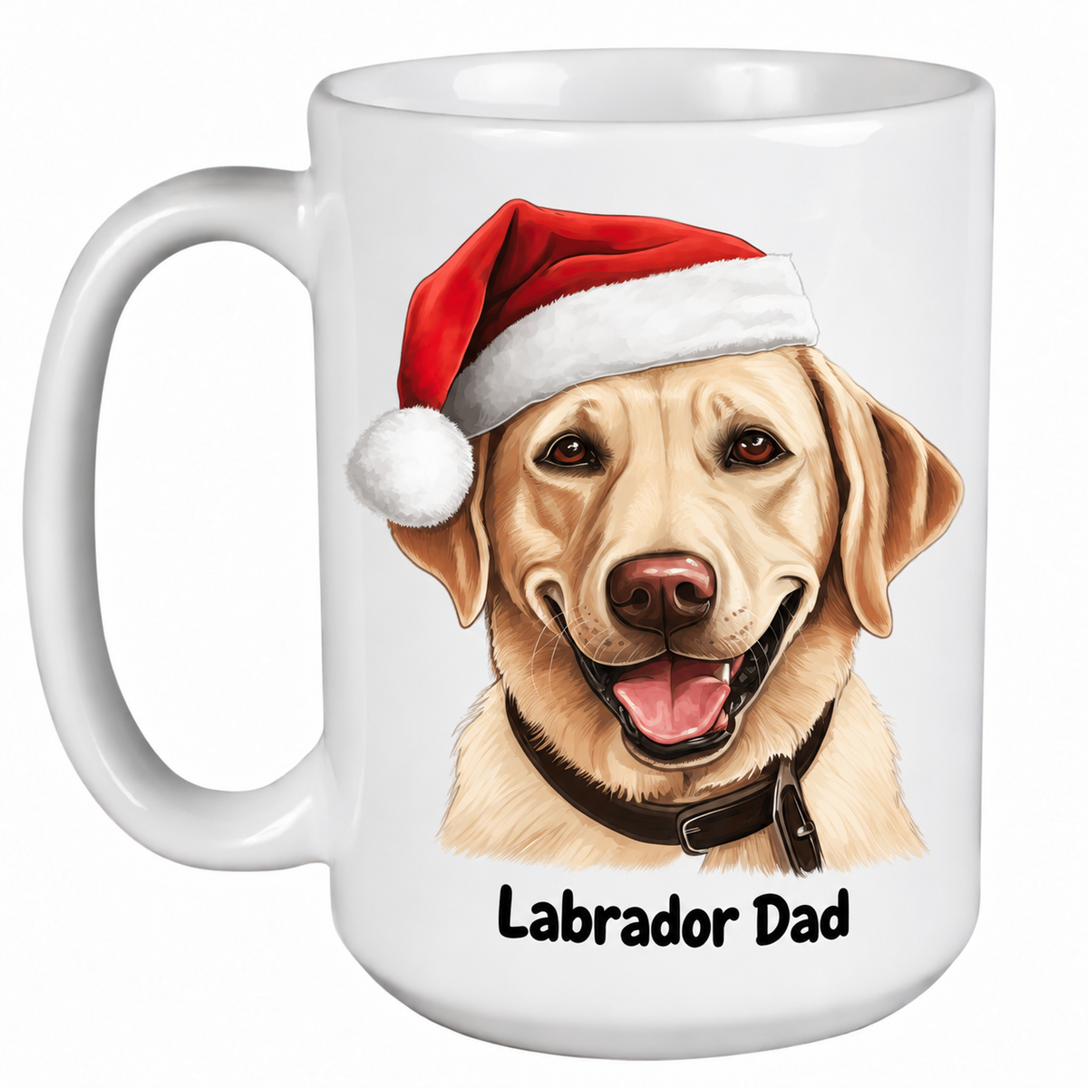Rescue Roast® Yellow Labrador Christmas mug – Dad